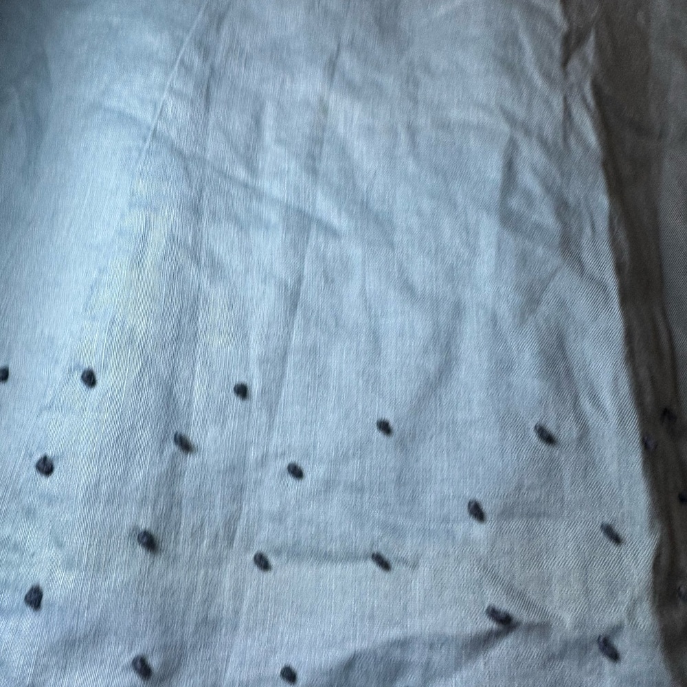 Boden Pale Blue Linen A line Skirt Size 6R - Picture 2 of 6